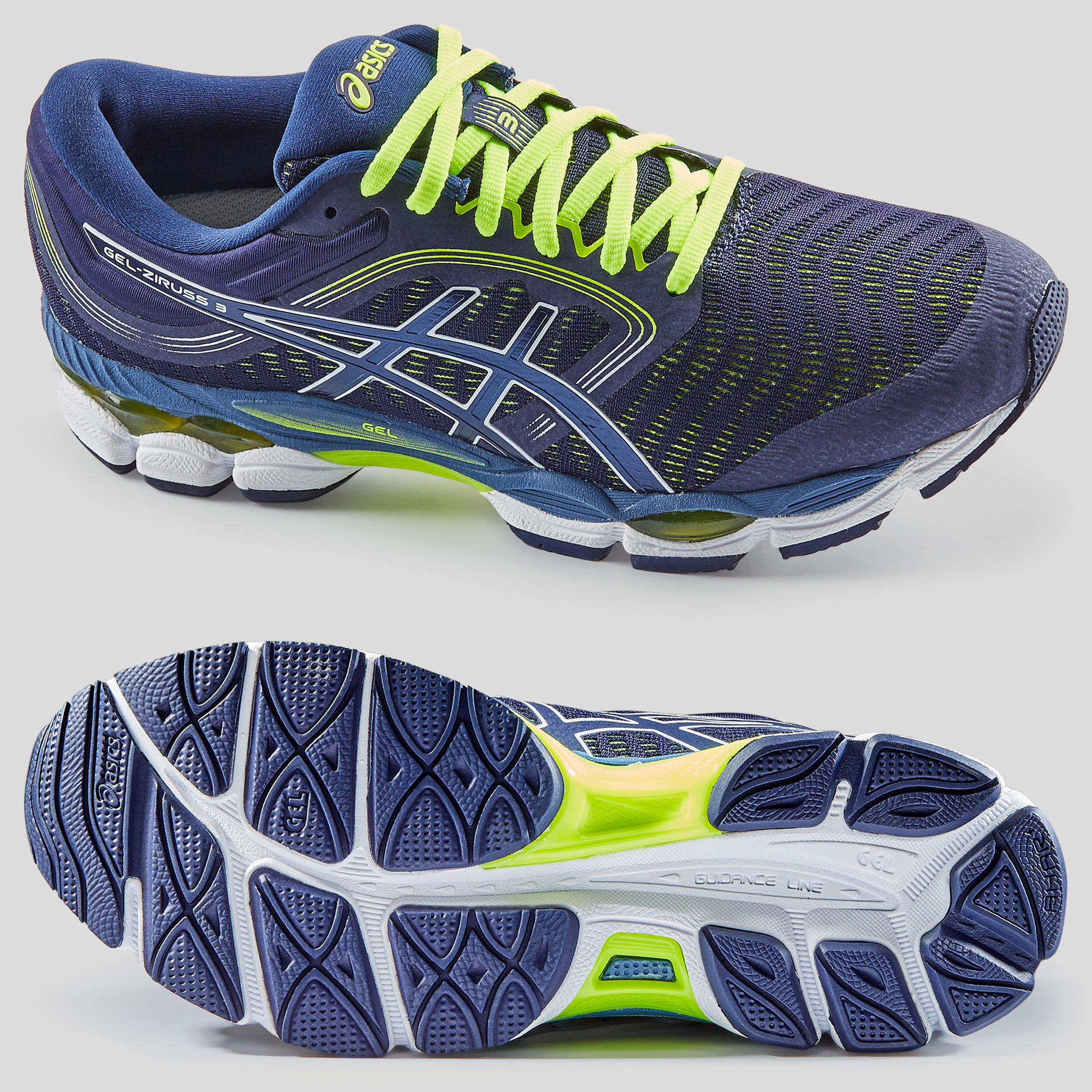 Asics Gel Ziruss Hombre Zapatillas Running Azul Asics Gel Ziruss Hombre Zapatillas Running Azul